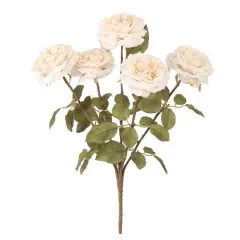19" White Rose Deluxe Bush by Ashland&reg;