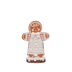 4.75" Frosted Gingerbread Man Clay Tabletop D&eacute;cor by Ashland&reg;