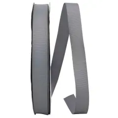 JAM Paper 7/8" Grosgrain Texture Ribbon Gray