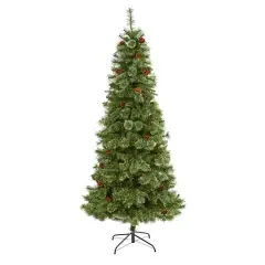 7ft. Unlit White Mountain Pine Artificial Christmas Tree
