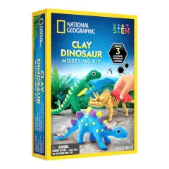National Geographic&trade; Clay Dinosaur Modeling Kit