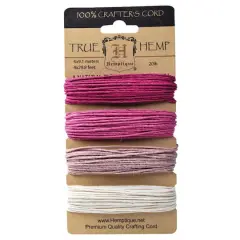 Hemptique&reg; Ruby Hemp Cord Set, 20lb.