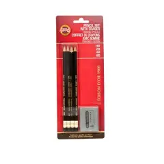 Koh-I-Noor&reg; 4 Piece Pencil Set with Eraser
