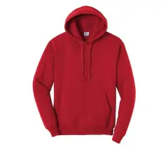 Port & Company&reg; Tall Core Fleece Pullover Hooded Sweatshirt Red