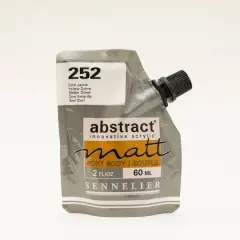 Sennelier Matt Abstract&reg; Acrylic, 60mL 252 Yellow Ochre