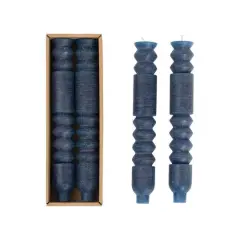 Hello Honey&reg; 10" Unscented Totem Taper Candles in Box, 2ct. Marine