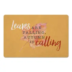 Leaves Falling Autumn Calling Floor Mat