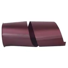 JAM Paper 4" x 50yd. Satin Allure Single Face Ribbon Raisin