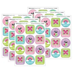 TREND Enterprises&reg; Summer Sweetness, Watermelon Scent Scratch 'n Sniff Stinky Stickers&reg;, 48 Per Pack, 6 Packs