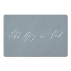 Let's Stay In Bed 18" x 27" Floor Mat