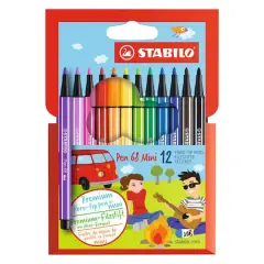 Stabilo&reg; Mini Pen 68 Wallet Set, 12ct.