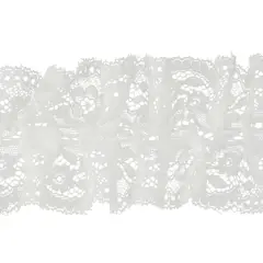3" White Pleated Lace Trim by Celebrate It&reg;