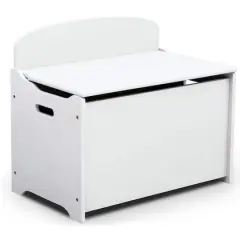 Delta Children MySize Deluxe Toy Box Bianca White