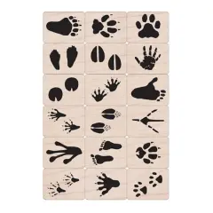 Hero Arts&reg; Ink 'n' Stamp Woodblock Animal Prints Stamps