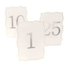 1-25 Ornate Silver Table Numbers by Celebrate It&trade;