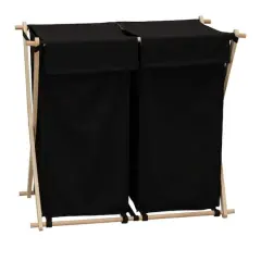 Household Essentials X-Frame Laundry Sorter Black