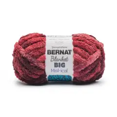Bernat&reg; Blanket Big Mist-ical&trade; Yarn Burgundy Blend