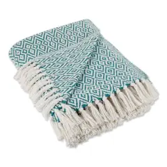 DII&reg; Double Diamond Throw Teal