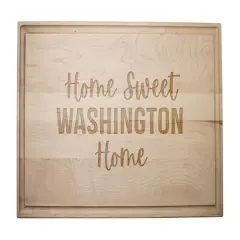 Home Sweet State Home 17" x 11" Maple Cutting Board Washington
