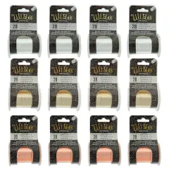 The Beadsmith&reg; Wire Elements&trade; 28 Gauge Tarnish Resistant Medium Temper Gold, Silver & Copper Wire, 12ct.