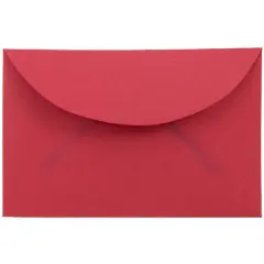 JAM Paper 2.3125" x 3.625" Red Recycled 3Drug Envelopes, 50ct.
