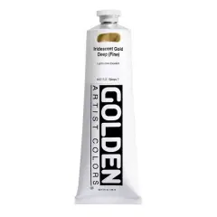 Golden&reg; Heavy Body Iridescent Acrylics, 5oz. Iridescent Gold Deep (Fine)