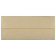 JAM Paper #10 Business Parchment Envelopes, 50ct. Brown