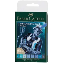 Faber-Castell&reg; PITT&reg; The Blues Artist Brush Pen Set