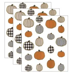 Teacher Created Resources Home Sweet Classroom Pumpkins Accents, 3 Packs of 57