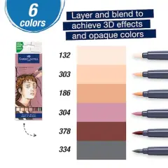 Faber-Castell&reg; Portrait Goldfaber Sketch Markers
