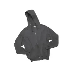 JERZEES&reg; NuBlend&reg; Full-Zip Hooded Sweatshirt Black Heather