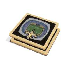 3D StadiumView Coasters New Orleans Saints