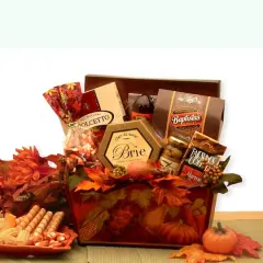 A Gourmet Fall Harvest Fall Gift Basket