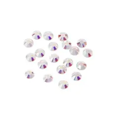 SS30 Round Flatback Austrian Crystals by Bead Landing&trade;, 20ct. Crystal Aurora Borealis