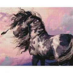 Diamond Dotz&reg; Intermediate Cherokee-Blue Diamond Art Painting Kit