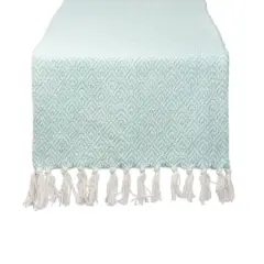 DII&reg; 72" Aqua Diamond Table Runner