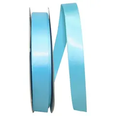 JAM Paper 7/8" x 100yd. Satin Single Face Ribbon Turquoise