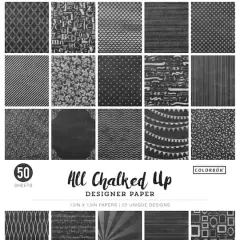 Colorbok&reg; All Chalked Up Designer Paper Pad, 12" x 12"