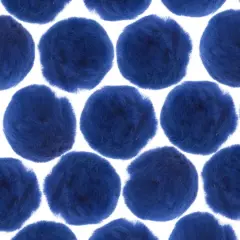 John Bead 2" Pom Poms, 50ct. Royal Blue