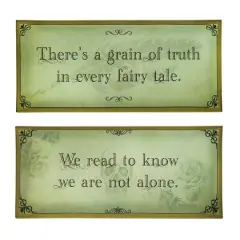 Assorted 10.5" Fairytale Sentiment Glass Tray, 1pc. by Ashland&reg; 