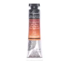 Sennelier French Artists' Watercolor, 21mL 211 Burnt Sienna S1