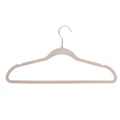 Honey Can Do Dusty Pink Slim-Profile Non-Slip Velvet Hangers, 35ct.
