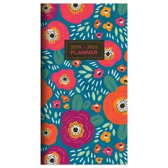 2024-2025 Bright Blooms Monthly Pocket Planner