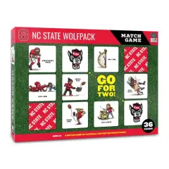 College Team Licensed Memory Match Game NC State Wolfpack