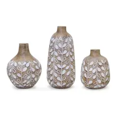 Decorative Floral Print Vase Set