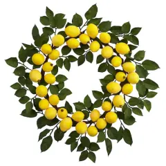 24&rdquo; Lemon Wreath