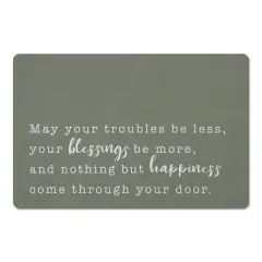 18" x 27" Sage May You Blessings be More Floor Mat