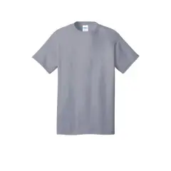 Port & Company&reg; Core Cotton T-Shirt Silver