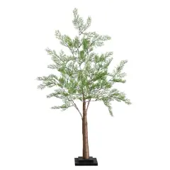 3ft. Pre-Lit Artificial Cypress Tree with Warm White LED Lights