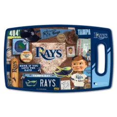 MLB Retro Series Cutting Board Tampa Bay Rays